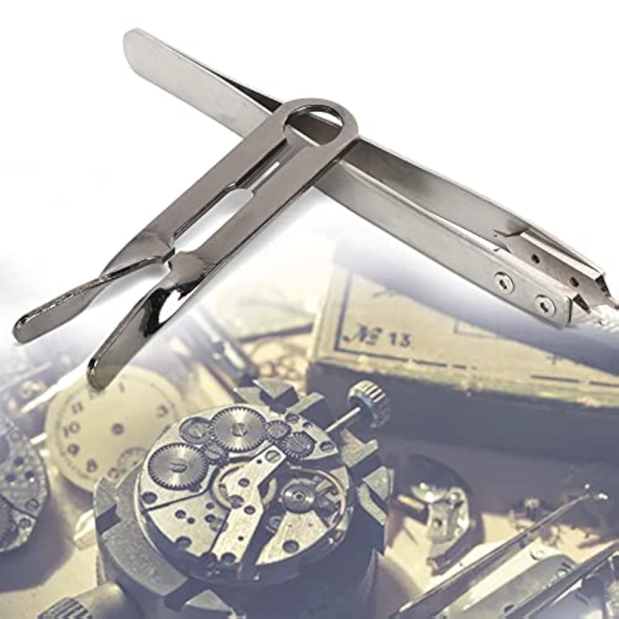Watch Spring Bar Plier Tool, Professional Tweezers for Watchmakers