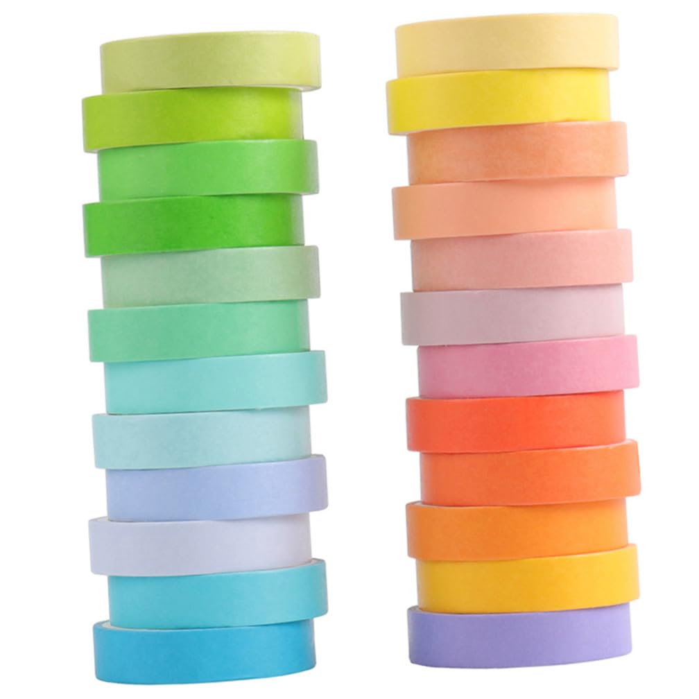 Lurrose 96rotoli Nastro Adesivo Per Scrapbooking Washi Tape Adesivi Decorativi Per Fai Da Te Diari e Album Fotografici e Rimuovere Senza Residui