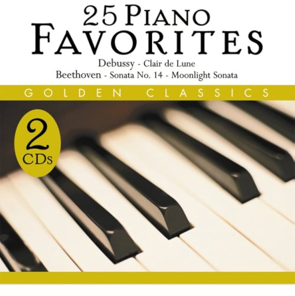 Best of 25 Piano Favorites：美品CD Tchaikovsky, Pyotr Il'yich, Brahms, Johannes, Mozart