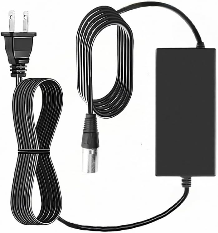 29.4V Replacement Charger for LODSTUN FT000006-2 4 Wheel Mobility Scooter, All Terrain Folding Electric Powered Wheelchair 24V 12Ah 28.8V 1.7A 48.96W Power Supply