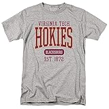 Virginia Tech Official Est. Date Unisex Adult T-Shirt, Est. Date, X-Large