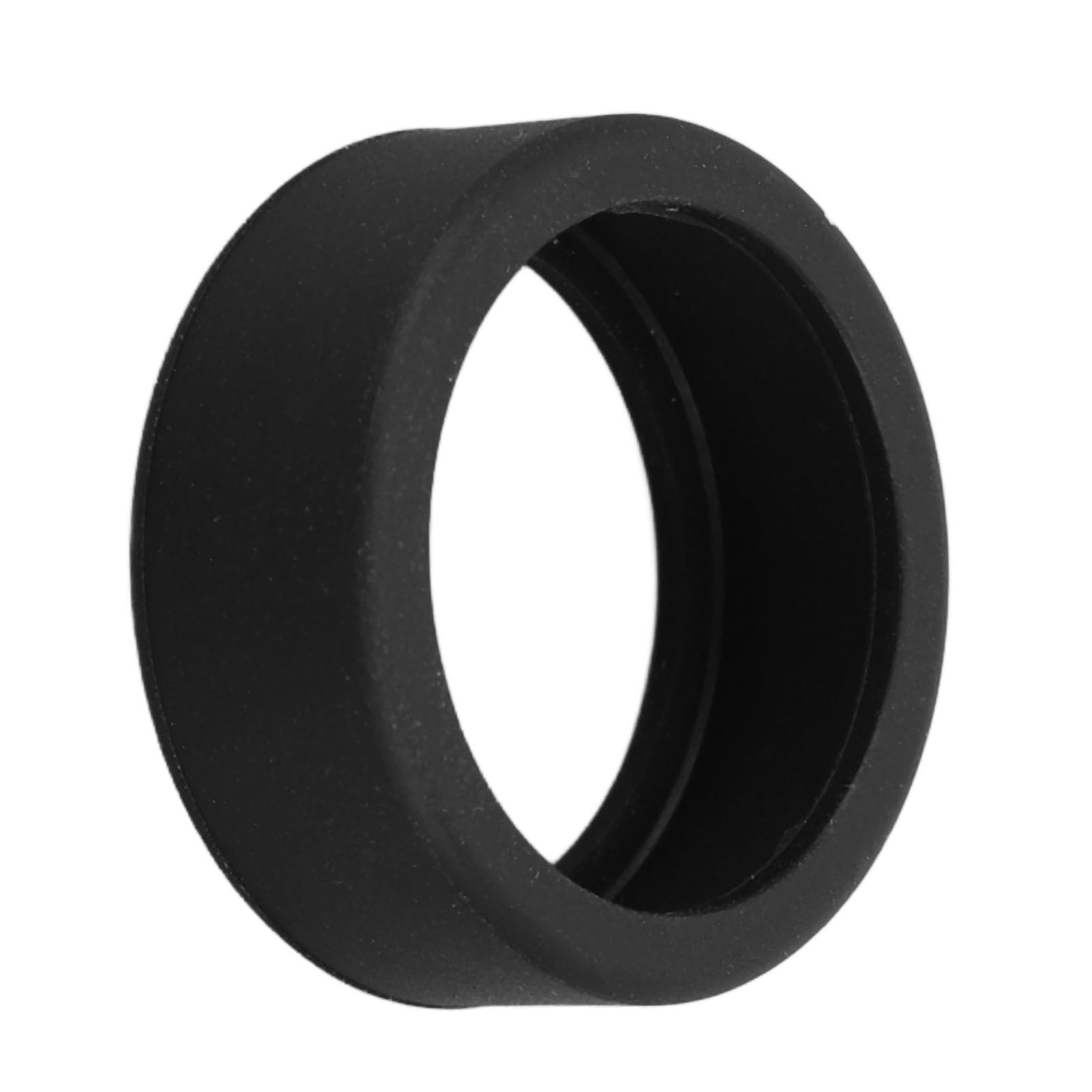 Bewinner Silicone Ring Cover Easy Clean Scratch Soft Flexible Smart Ring Protector Fit for Gym (Black)