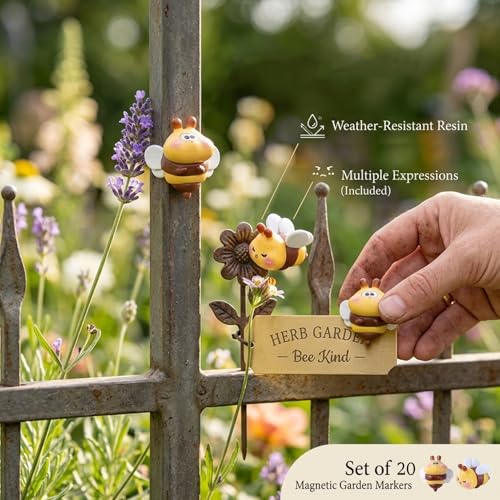 Mini abeille en résine pour égayer un espace de vie ou réparer un décor terne - 6