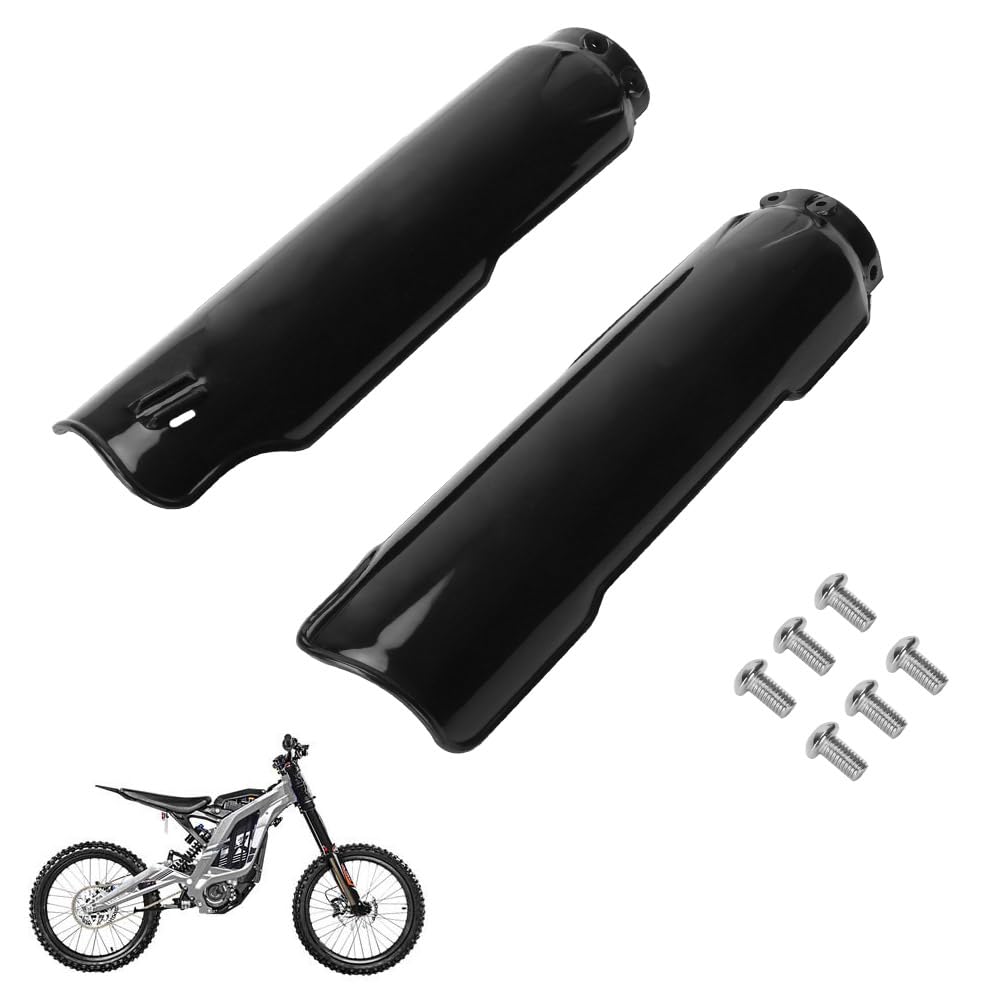 Photo 1 of Fork Cover Sur-Ron Front Forks Cover Protector Guards Shock Protection for Electric Dirt Bike Light Bee Surron/Sur Ron S/X Segway X160 / X260 Black