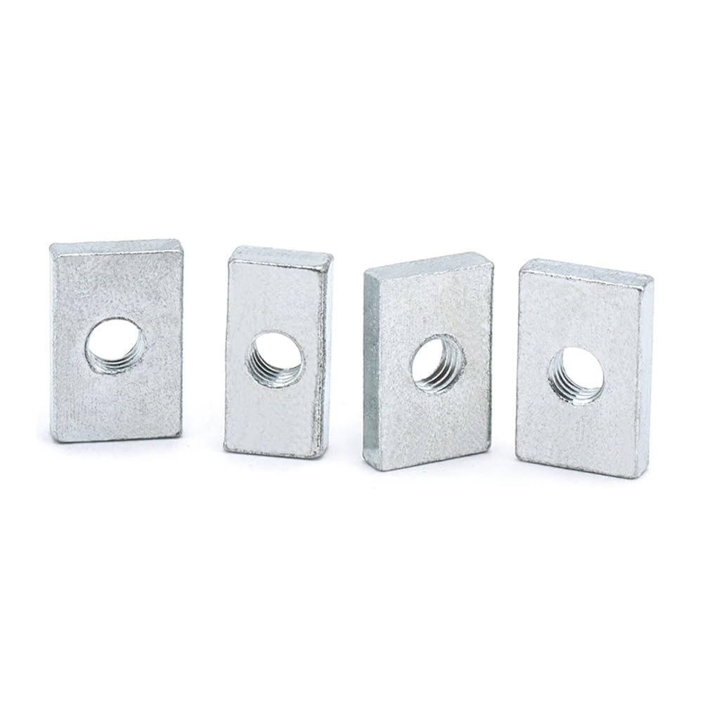 Dado a Mano 10 pz M3 M4 M5 M6 M8 Acciaio al Carbonio Zincato Profilo in Alluminio