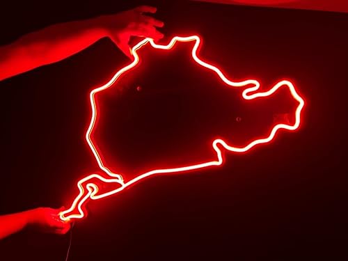 Miniatura 5 de Letrero de neón de circuito F1 para pared, dormitorio, decoración del hogar, letrero de neón de personalidad de ATOTMVE personalizado, luz LED de