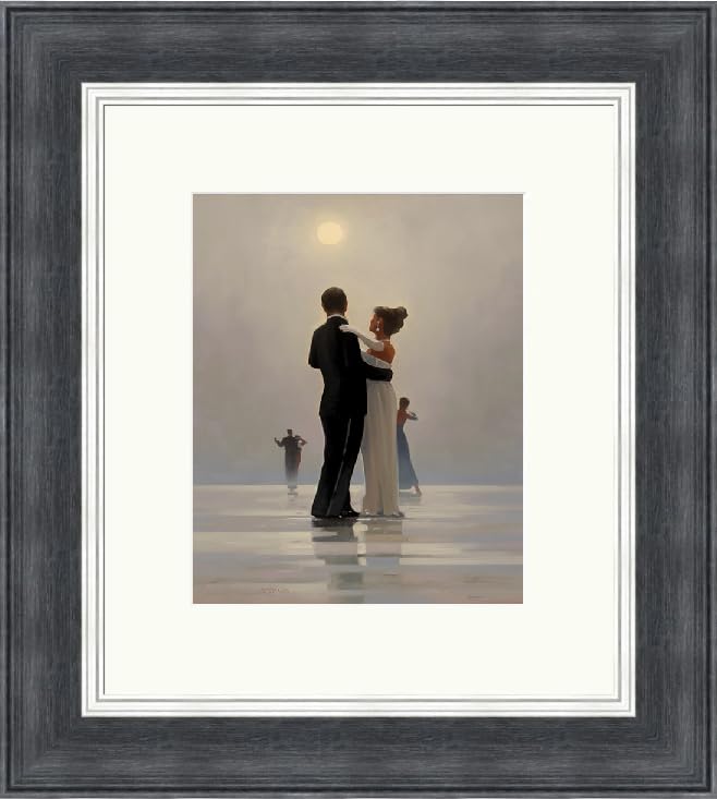 Art Prints Gallery | Dance me to the End of Love By J Vettriano | Frame Choice, Picture, Wall Decor Grey - 33cm x 39cm