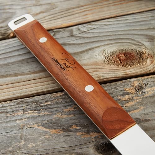 Set de 2 piezas pinzas y espátula de acero inoxidable para parrilla miniatura 6