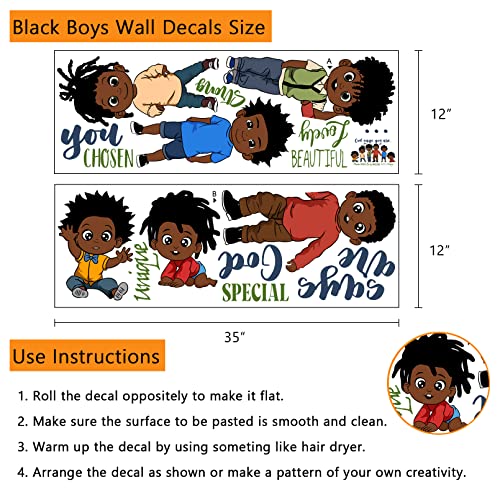Vinilos Decorativos Yovkky Black Boys Inspirador miniatura 2
