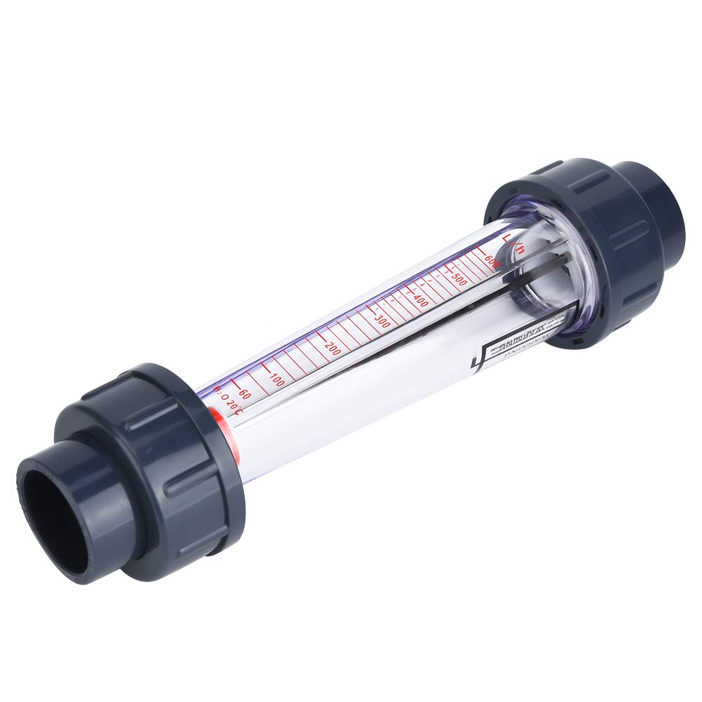 Liquid Flowmeter, Transparent Water Flowmeter ABS Plastic Tube Type High Accuracy for Various Liquids for Flow Measurement