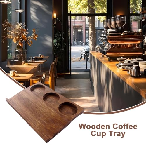 Plateau petit déjeuner en bois noble au design rétro authentique