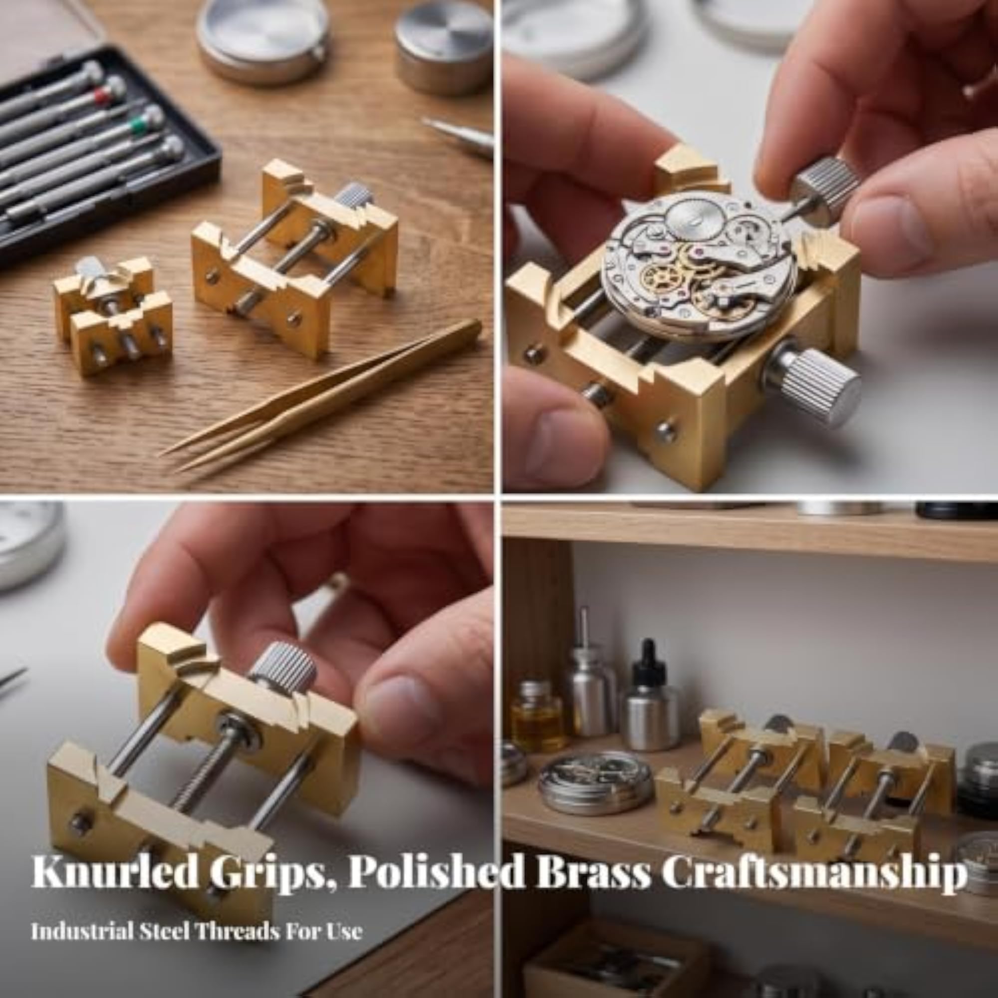 Adjustable Watch Movement Holder for Workbench