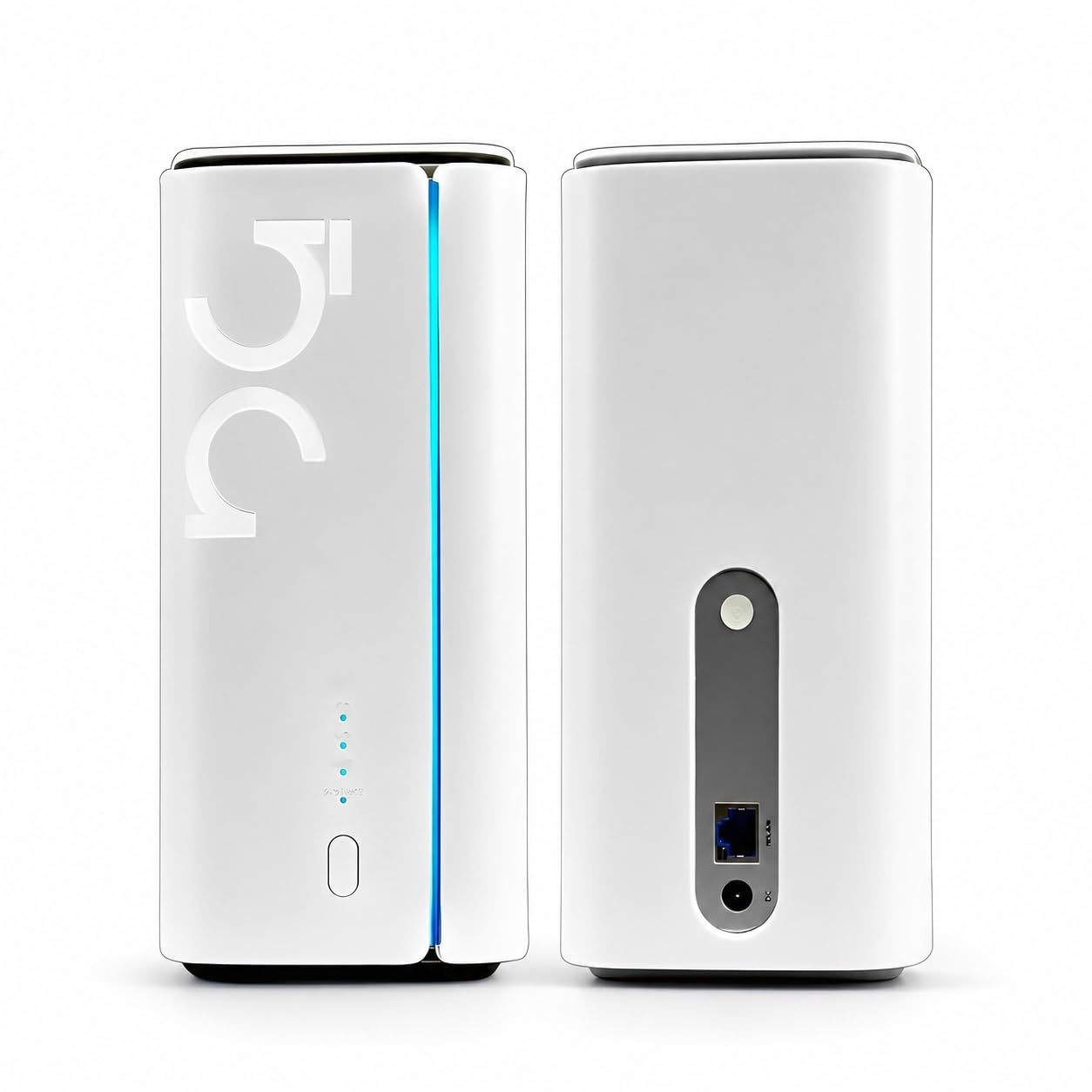 5G CPE -Router, Dual -Band -WiFi6 4.67Gbit / S Wireless Router mit SIM -Slot- und 8 Internen Antennen für NSA SA -Netzwerke, 50+ Geräte Home Office -Nutzung