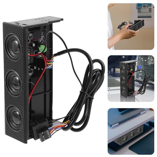 Altavoz envolvente de computadora con sonido estéreo frontal para bahía de disco multimedia 6