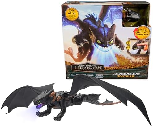 Dreamworks Dragons Ultimate Plasma Blast Toothless Interactive Dr...
