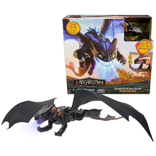 Image of Dreamworks Dragons Ultimate Plasma Blast Toothless Interactive Dragon Toy