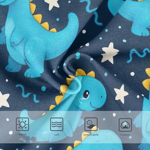 Joisal Cute Blue Cartoon Dinosaurs Toddler Girls Underwear 2t Cotton Panties for Girl Print Briefs Undies Kids3