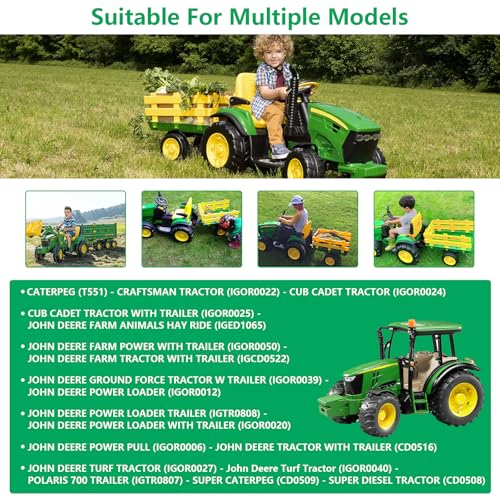 SuperDi Trailer Hitch Pin Fits Peg Perego John Deere Farm Power Pull Turf Tractor Loader