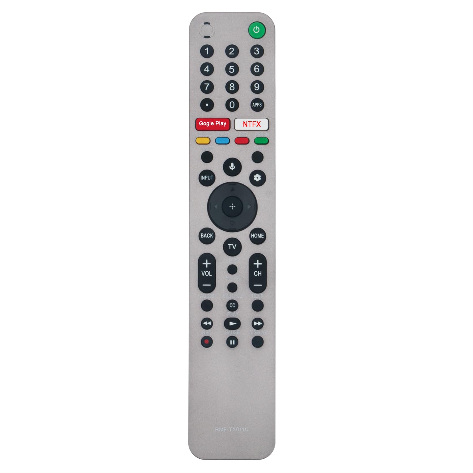 RMF-TX611U Replacement Voice Remote Control fit for Sony TV XBR-75Z8H XBR-85Z8H XBR-Z8H KD-55XH9505 KD-65XH9505 KD-75XH9505 KD-85XH9505 KD-55A87 KD-55A89 KD-65A87 KD-65A89 sub RMF-TX600U RMF-TX600E