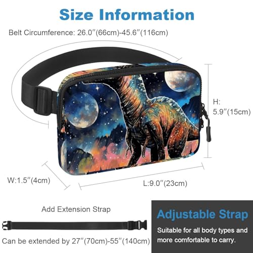Riñonera deportiva de animales con correa ajustable multicolor unisex de 23cm 3