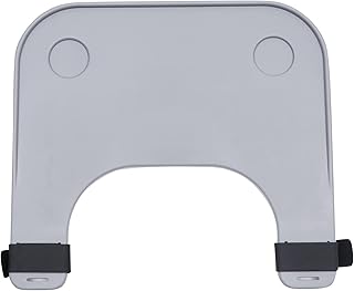 HEALLILY 1pc Wheelchair Tray Table with Cup Holder, Removable Wheelchair Lap Tray, Medical Portable Wheelchair Desk Accessories for Eating, Reading, Resting, Fits Wheelchair Arms of 16"- 20", with Secure Straps