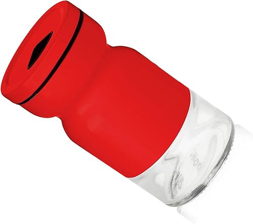 Miniatura 7 de Juego de saleros y pimenteros con agujeros ajustables para verter – Salero de vidrio y pimienta para sales del Himalaya, Kosher y marinas – Juego de