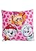Produktbild United Labels Paw Patrol Kissen  Girl's Time - Dekokissen Zierkissen Kopfkissen Rosa 30 x 30 cm