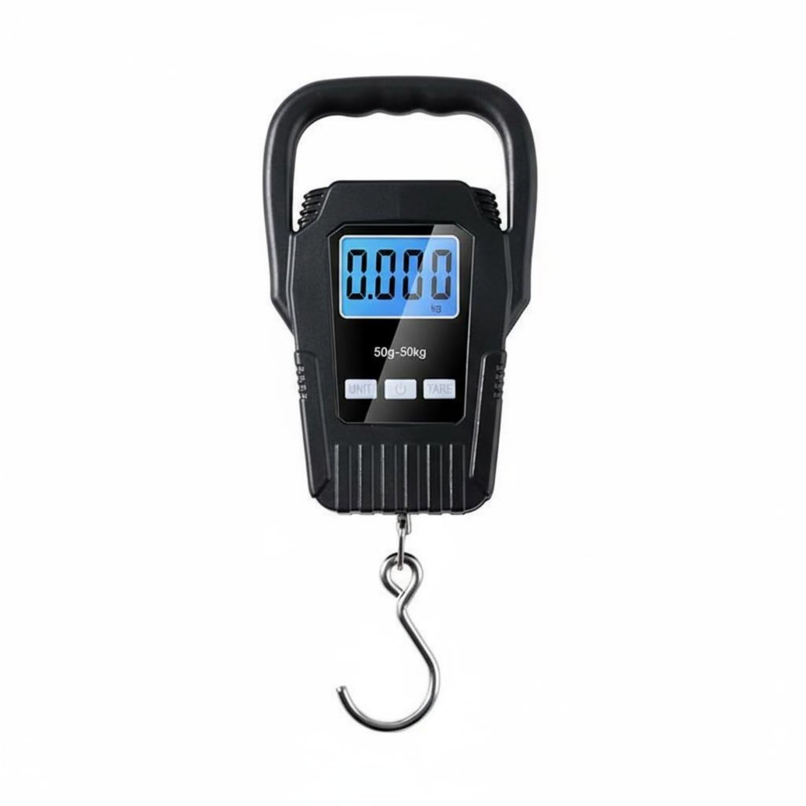STYLEHEAVEN 50kg Capacity Portable Hook Scale Ergonomic Handle Electronic Luggage Scale Tare Function Unit Conversion for Travelers, Travel, Parcel Shipping, Shopping, Black|Travel | Luggage Accessor-picture-31