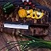 FINDKING Dynasty Series Japanese Nakiri Knife, Professional Vegetable Cleaver, 9Cr18MoV High Carbon Steel Blade, African Rosewood Octagonal Handle, for Shred, Slicing, Mincing, 7 Inches
