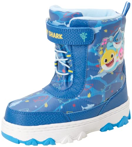 Nickelodeon Boy's Baby Shark Winter Water Resistant Insulated Snow Boots (Toddler/Little Kid)