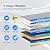 Purewell Upgraded 9-Stage Gravity Water Filter System with Water Level Window, 0.01?m Ultra-Filtration Countertop System with 2 Filters and Stand, pH 8-9, Reduce 99% Chlorine, BO-PH-2.25G