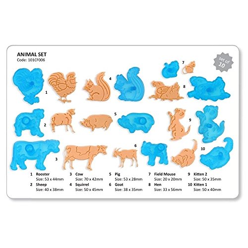 JEM Animal Cutters, Set of 10