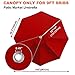 EliteShade USA 9FT Patio Umbrella Replacement Covers 8 Ribs Market Umbrella Canopy Cover (CANOPY ONLY) (Red)