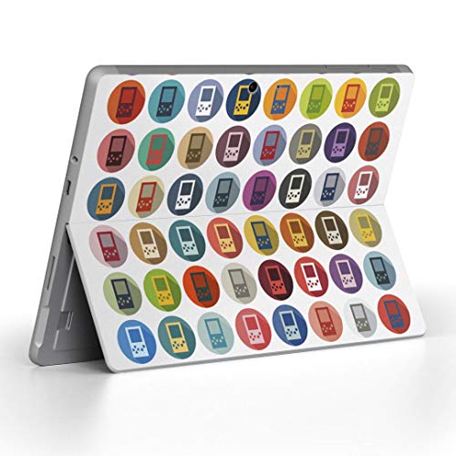 Surface Go 3 / Surface Go 2 Surface Go 全世代対応 専用スキンシール サーフェス go igsticker シール スキン 保護 フィルム ステッカー アクセサリー 008810 ユニーク 模様 カラフル ゲーム