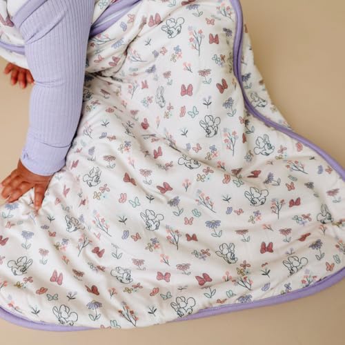 Image of Copper Pearl Baby Sleep Sack, Minnie Mouse's Bowquet - 2.5 TOG Winter Wearable Blanket for 0-6 Months, Sleeveless Sleep Sack for Baby Boy or Girl