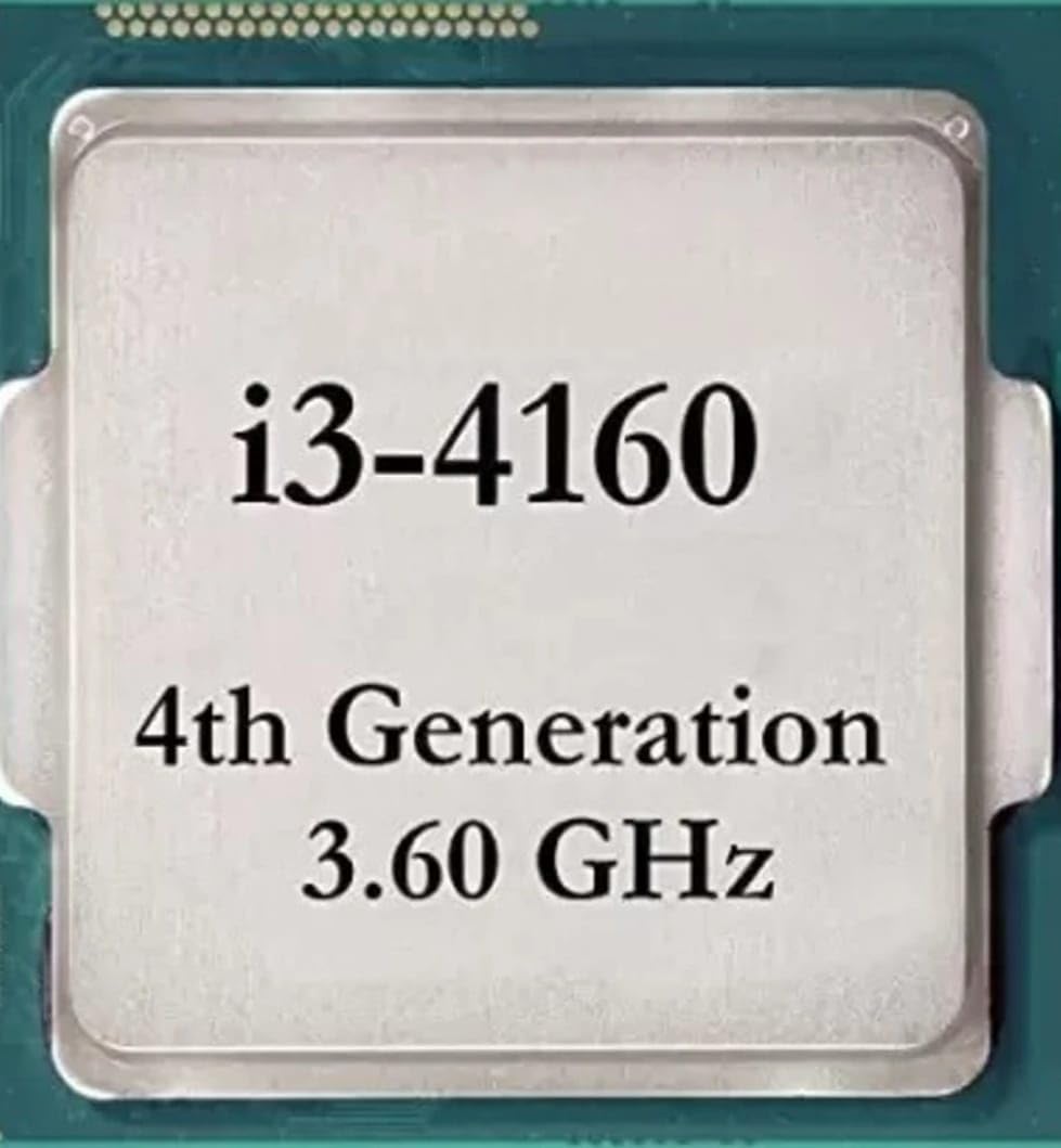 SURYAASYS I3 4TH GEN 4160 Processor LGA 1150 2 CORES 4 THHREADS 3.60GHZ (Support H81 Motherboard)-picture-17