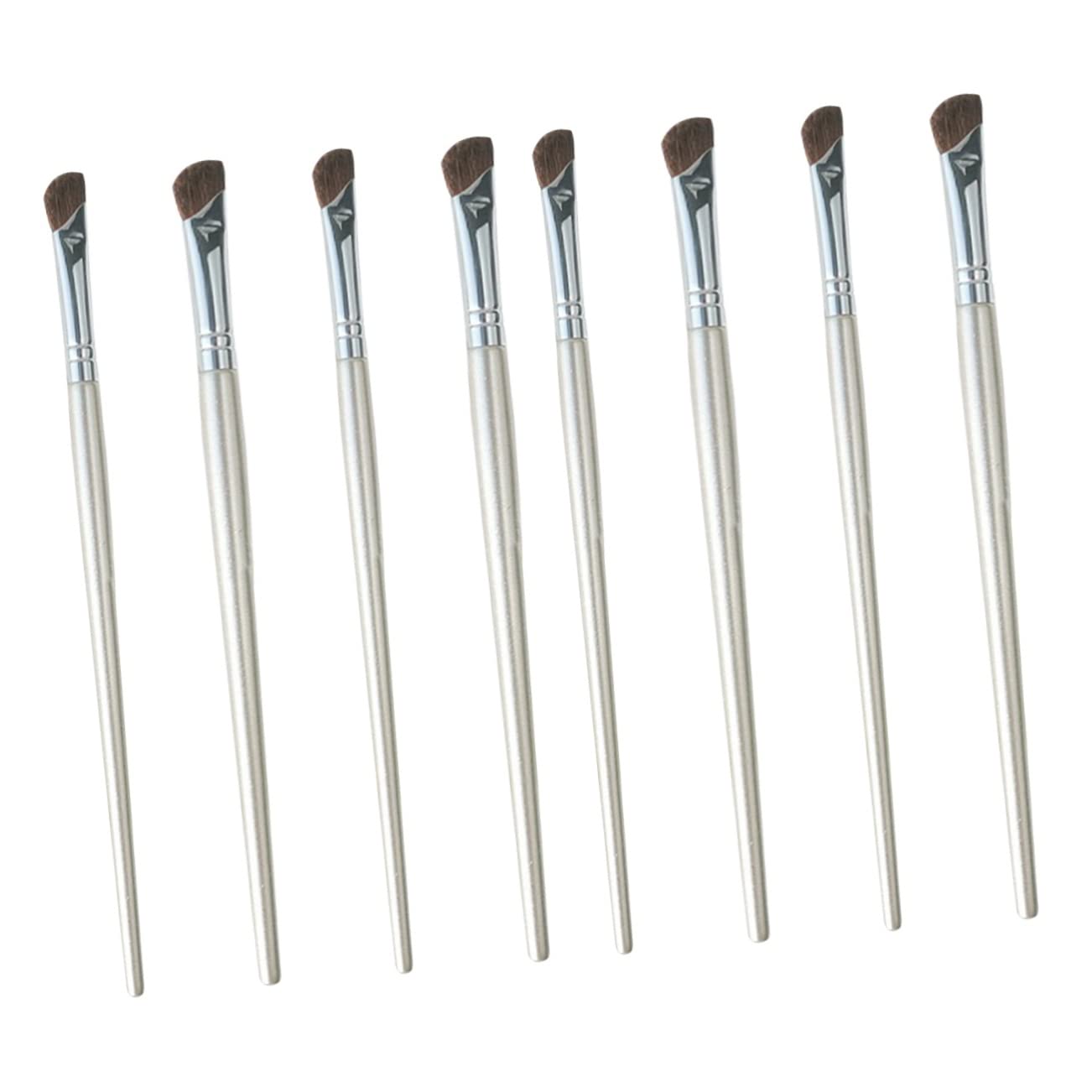 FOMIYES 2sets Makeup Nose Contour Brush Angled Highlighting Brush Eyeshadow Blender Soft Bristles 4pcs*2