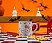Silver Buffalo Sanrio Hello Kitty Candy Corn Wax Resist Ceramic Pottery Mug | Large Coffee Cup For Tea, Espresso, Cocoa | Holds 14 Ounces
