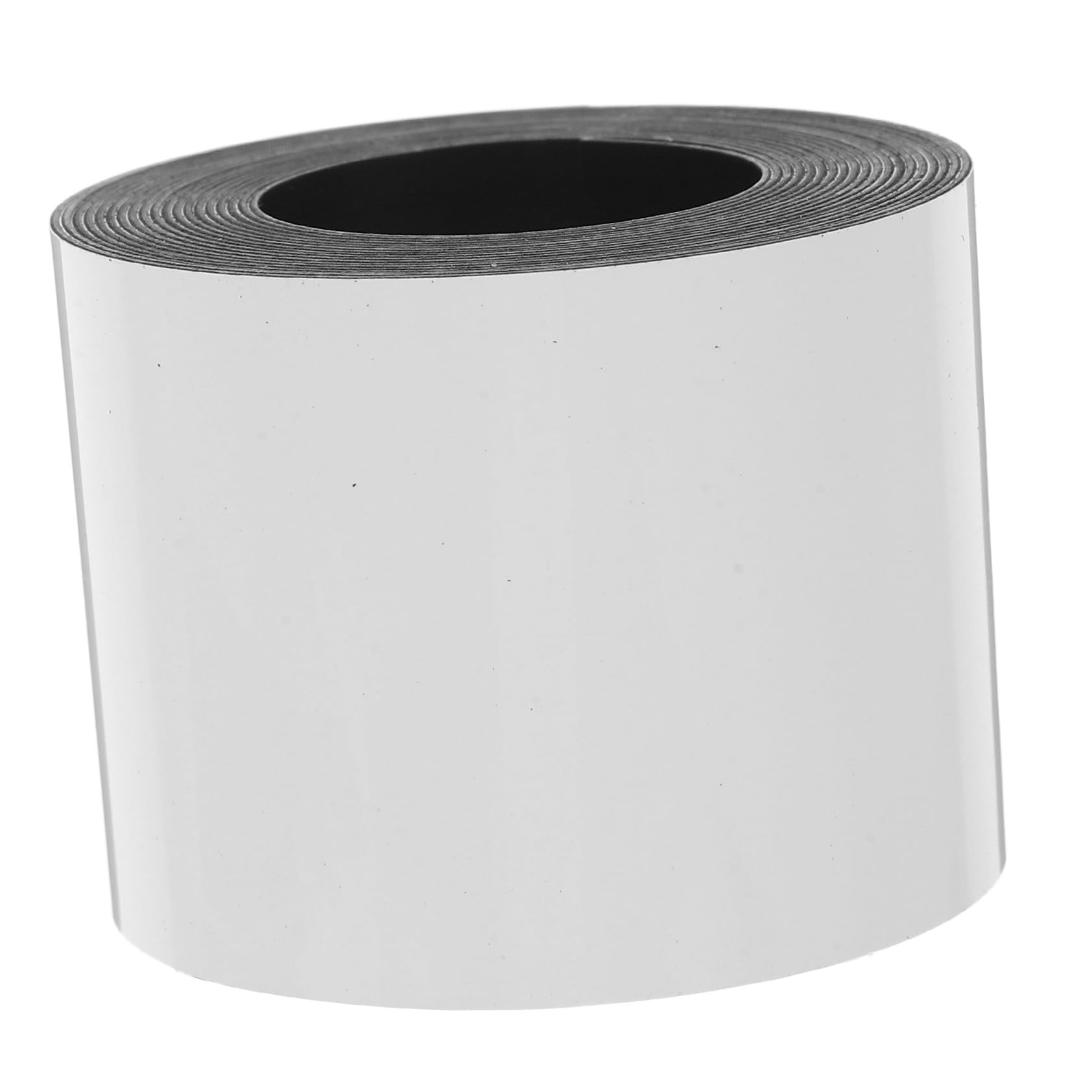 Etichetta Magnetica Cancellabile a Secco Bianca 50 Mm | Scrivibile e Riutilizzabile, Retro Magnetico in Gomma Pet, per Promemoria e Marcatura