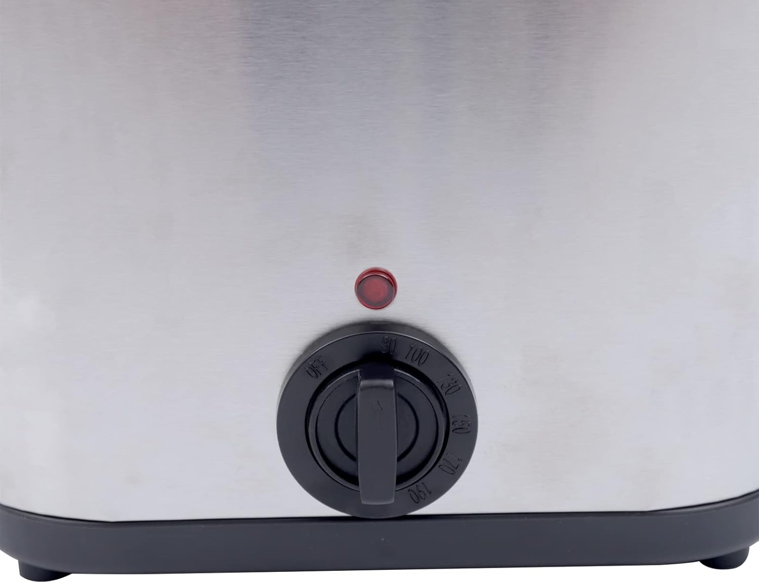 Stainless Steel Deep Fryer for Home 1000W Electric Fryer with Adjustable Temp (176°F-374°F), 2.64QT Large Capacity, Detachable Basket for French Fries, Fried Chicken, Onion Rings