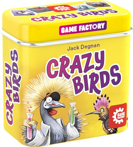 Blackrock Games Crazy Birds – Jeu de société délirant et Rapide | Format de Poche | Idéal en Famille | 2 à 5 Joueurs dès 8 Ans | Game Factory