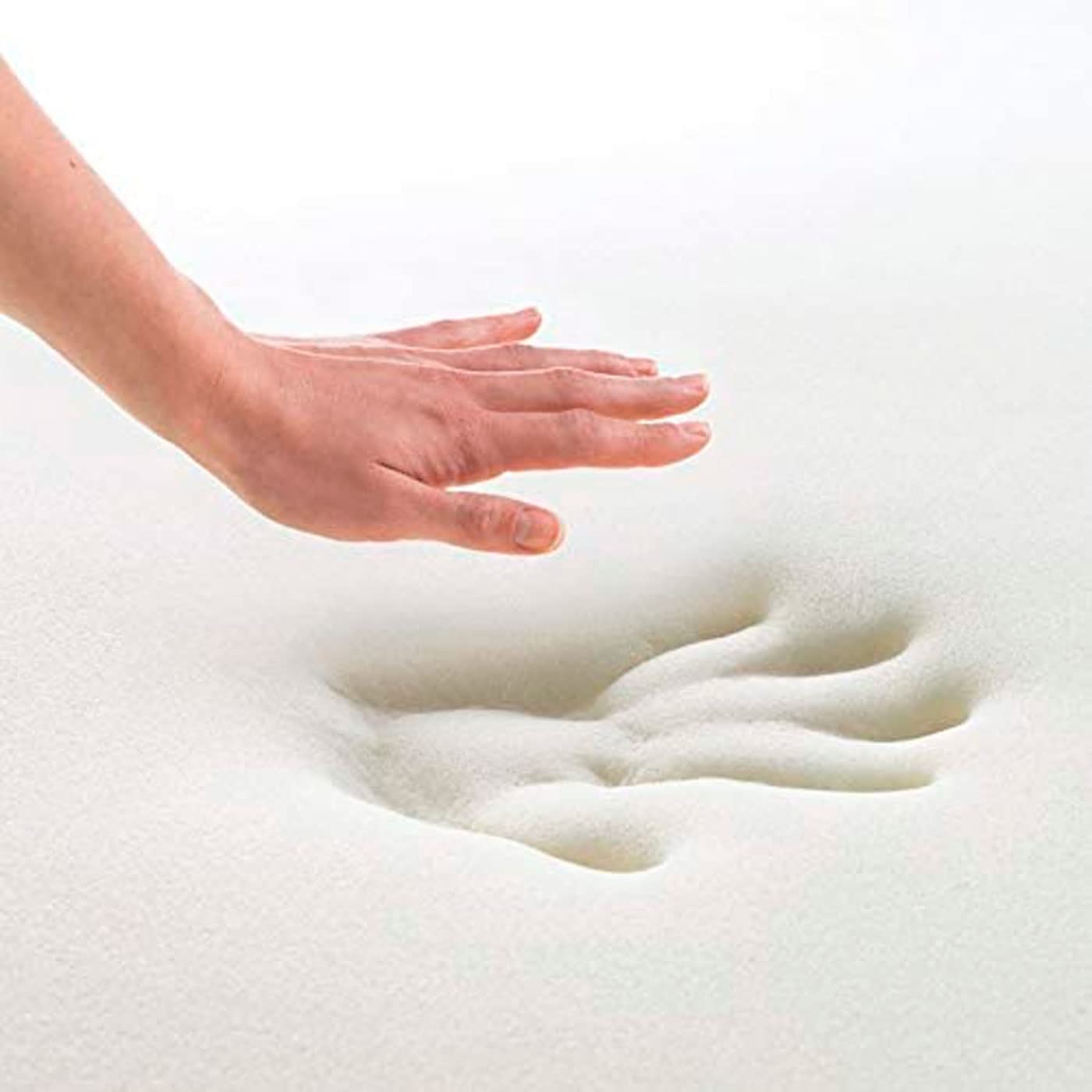 Tradineur - Almohada viscoelástica de Aloe Vera Antiácaros - Fabricada en Fibra Hueca Poliéster - Forma Rectangular - 105 cm