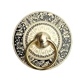 Türring, Vorderer Und Hinterer Griff, Dekorativer Türklopfer(11cm brass)