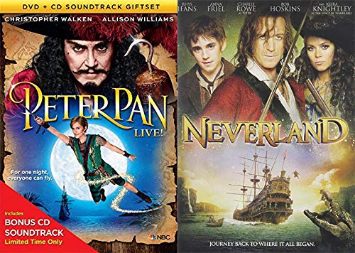 Somewhere in the Peter Pan Fantasy Universe Peter Pan LIVE w Bonus Soundtrack Neverland DVD Double Feature Movie