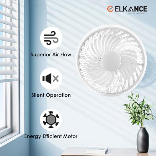 Image of Swing Roto Grill 300mm (12 inch) Cabin Fan | 75W | 2200 RPM | Low Noise | Easy Clean | Wall /Ceiling /Table Mount | Ideal for Kitchen, Bathroom, Office & Shop (White)