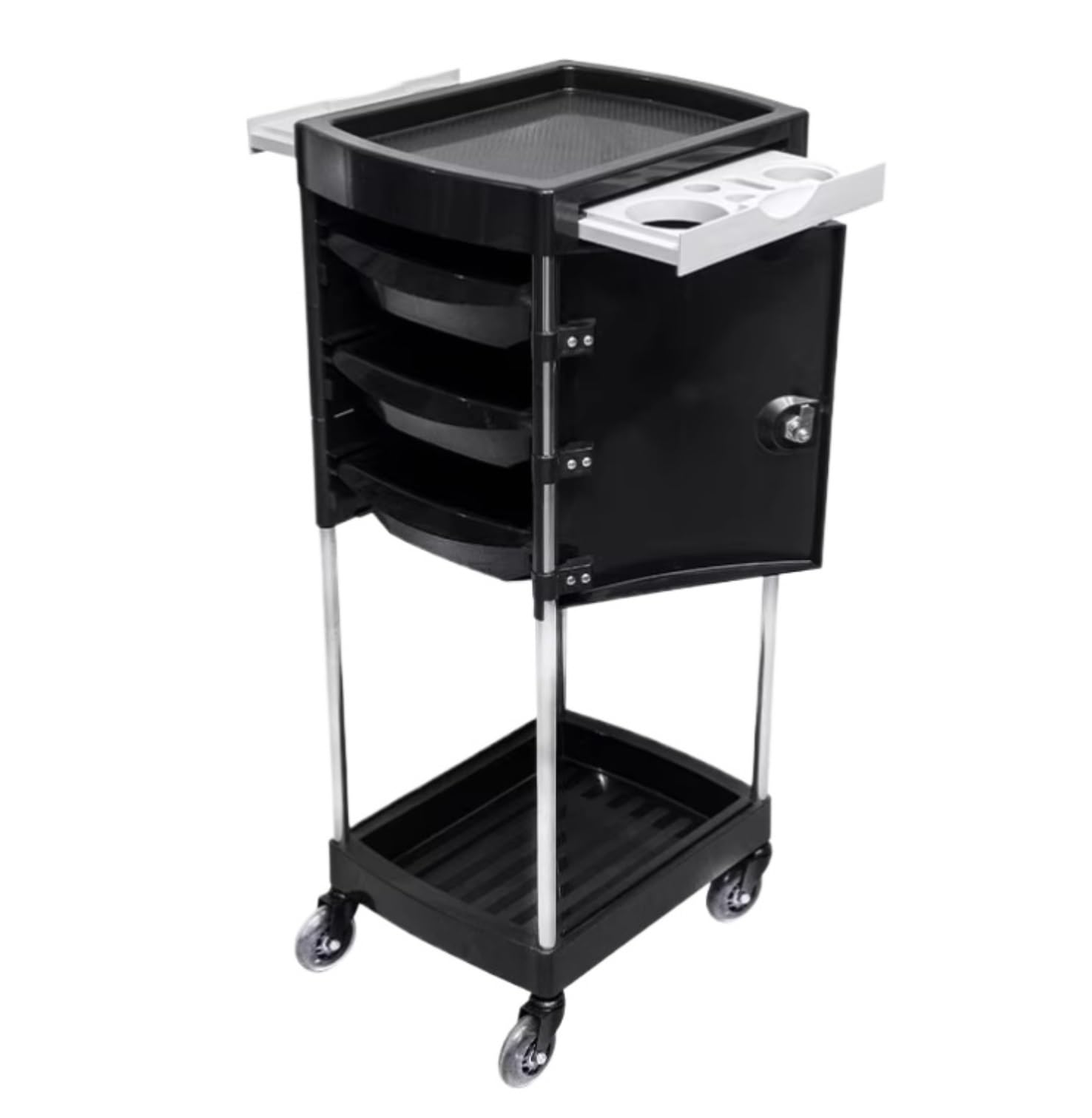 Salon Drawers Rolling Cart With Lock For Hair Stylist Beauty Equipment For Barber Shops