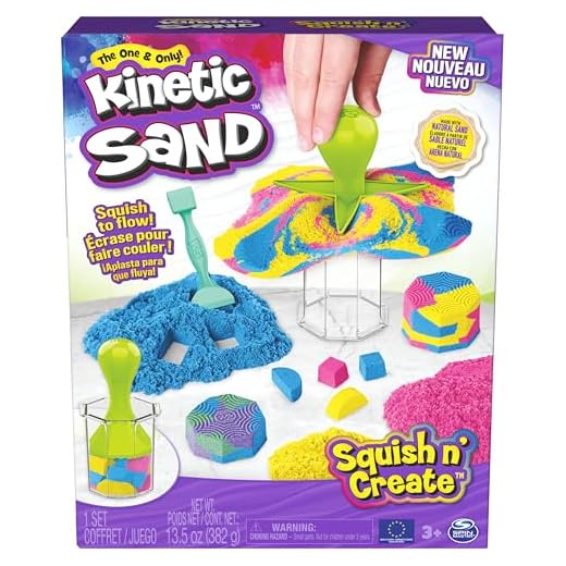 Kinetic Sand Squish N' Create Set