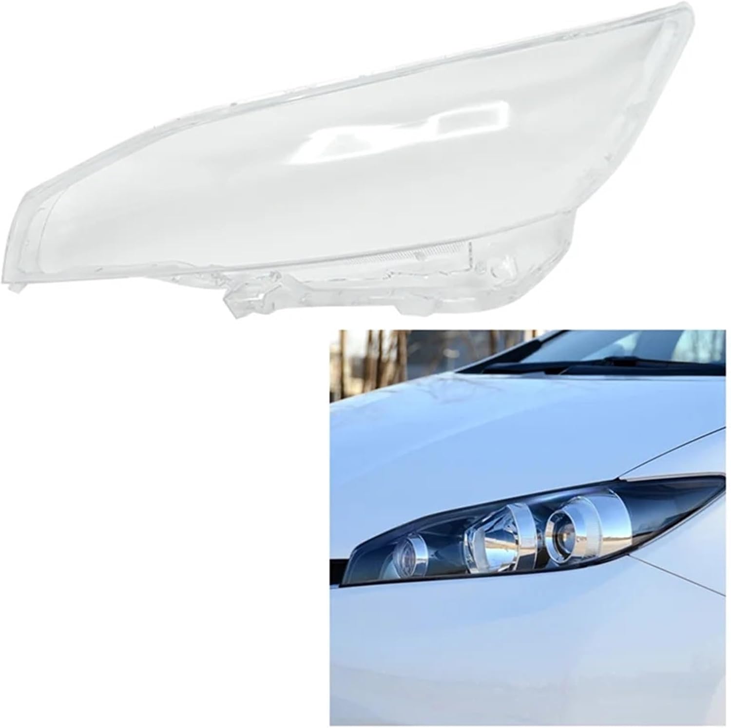 DYXN Car Left Headlight Shell Lamp Shade Transparent Lens Cover Headlight Cover Compatible with Wish 2009-2015