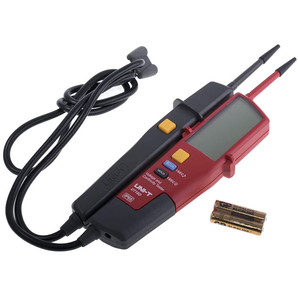 UT-18D Spannungs- und Durchgangsprüfer 6…690VAC LCD mit Beleuchtung RCD-Test IP65