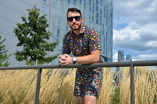 Zesties Male Romper (Extra Small, Confetti)